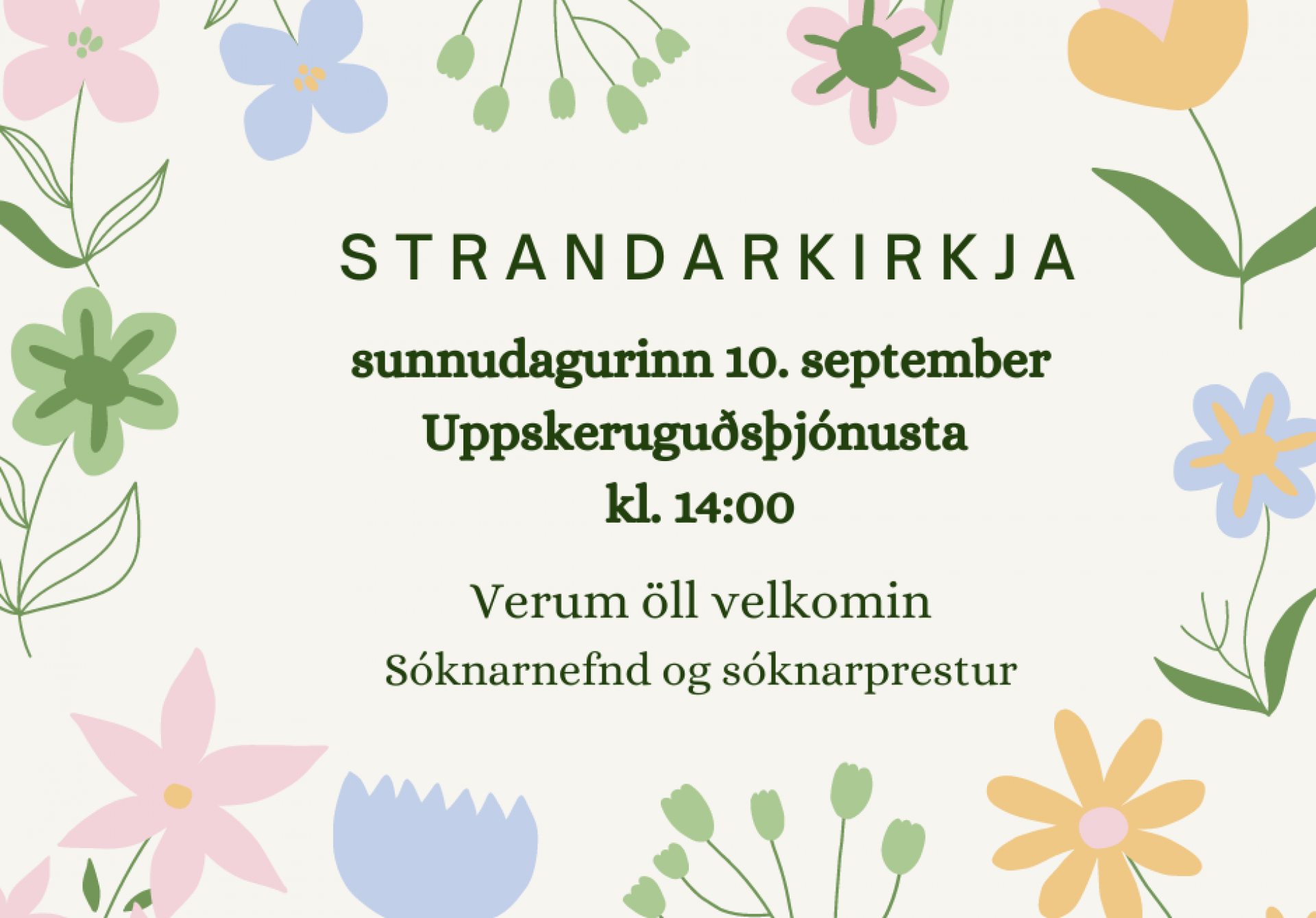 Guðsþjónusta í Strandarkirkju